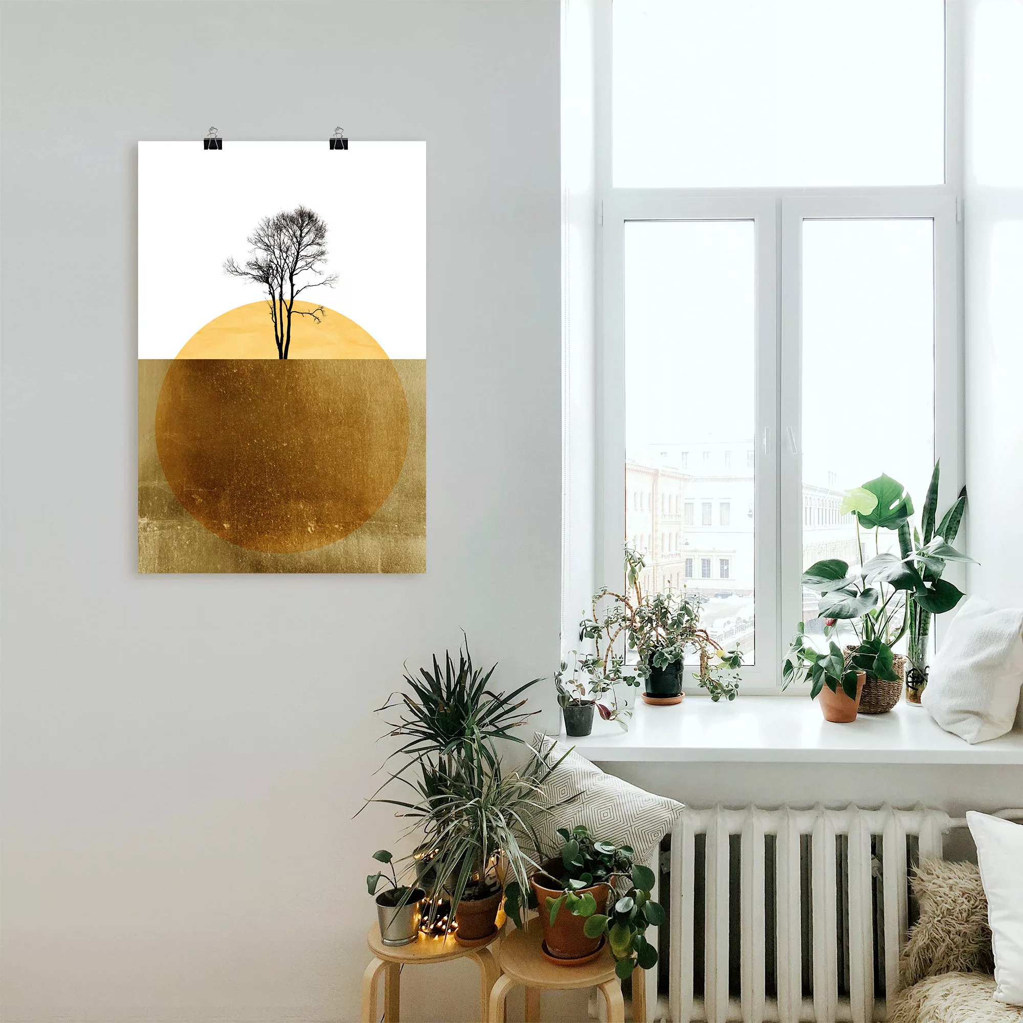 Artland Wandbild »Goldener Ozean«, Meer Bilder, (1 St.), als Alubild, Outdo günstig online kaufen