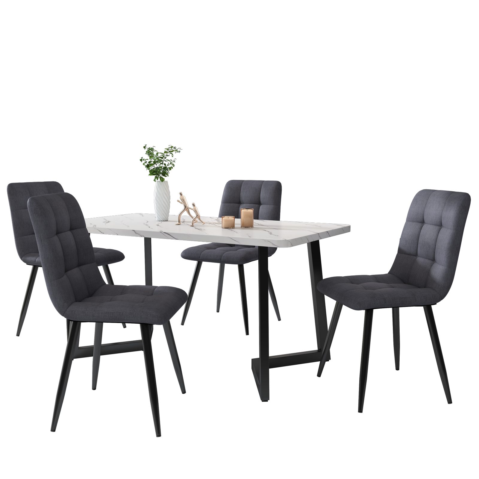 Furnishings Home Esszimmerstuhl 4er-Set Polsterstuhl mit günstig online kaufen