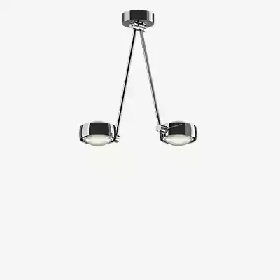 Occhio Sento Soffitto Due 40 Up D Deckenleuchte LED 2-flammig, Kopf chrom g günstig online kaufen