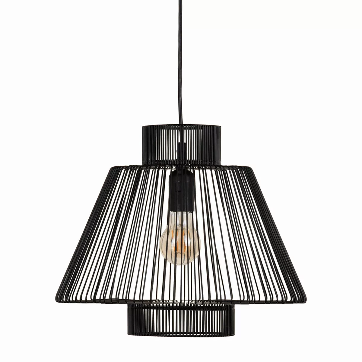 Deckenlampe Schwarz Eisen 36 X 36 X 30 Cm günstig online kaufen