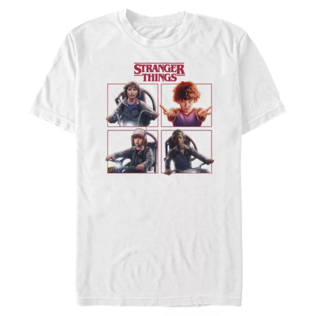 Netflix - Stranger Things - Gruppe Cast Box Up - Männer T-Shirt günstig online kaufen