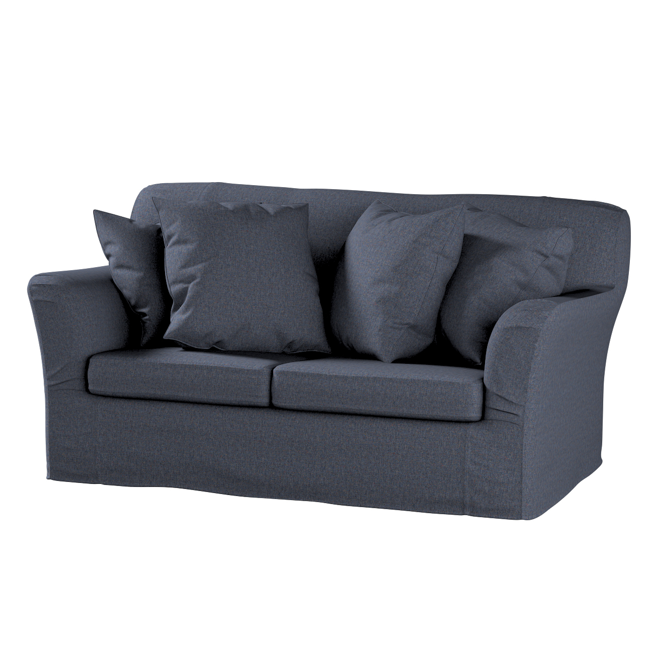 Bezug für Tomelilla 2-Sitzer Sofa nicht ausklappbar, dunkelblau, Sofahusse, günstig online kaufen