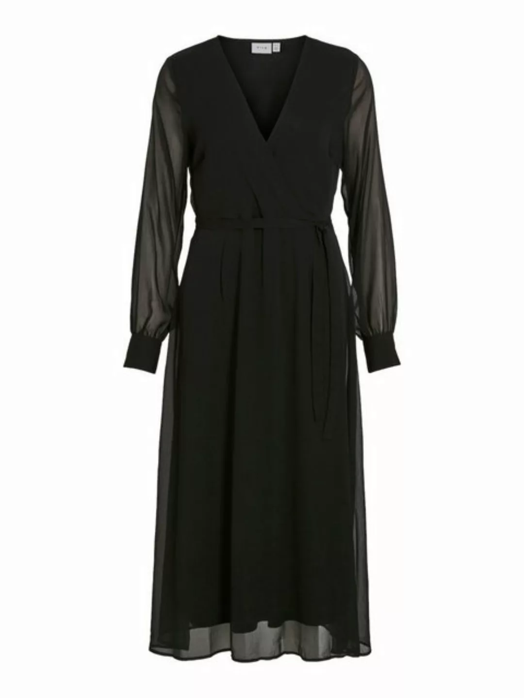 Vila Chiffonkleid VIFALIA V-NECK L/S MIDI DRESS - NOOS günstig online kaufen