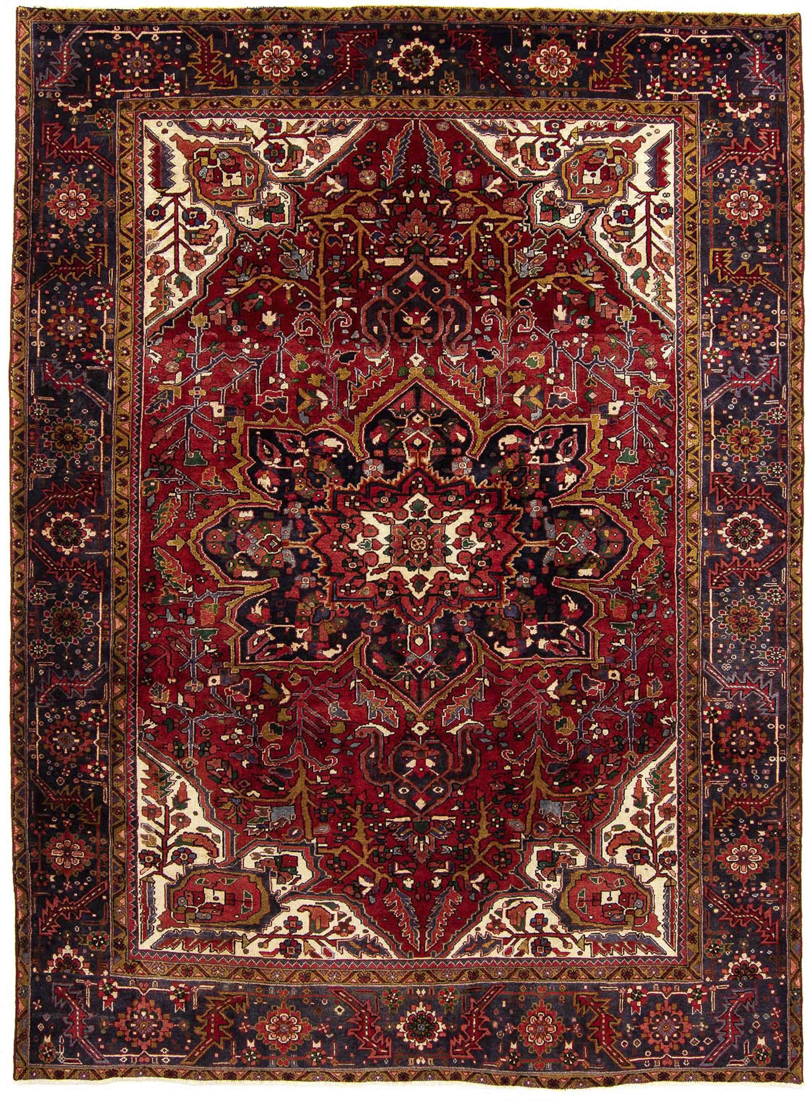 morgenland Orientteppich »Perser - Nomadic - 362 x 277 cm - dunkelrot«, rec günstig online kaufen