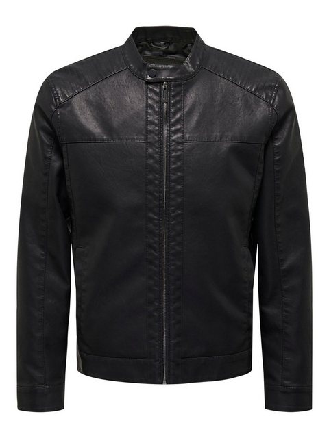 ONLY & SONS Bikerjacke ONSMIKE PU RACER JACKET OTW VD NOOS günstig online kaufen