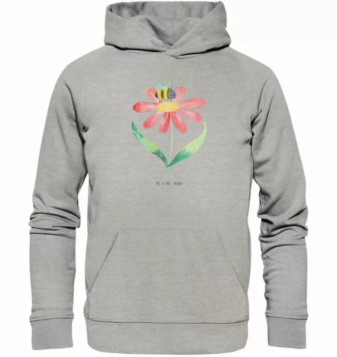 Mr. & Mrs. Panda Hoodie Hummel Blume Größe XXL - Heather Grey - Geschenk, Ö günstig online kaufen