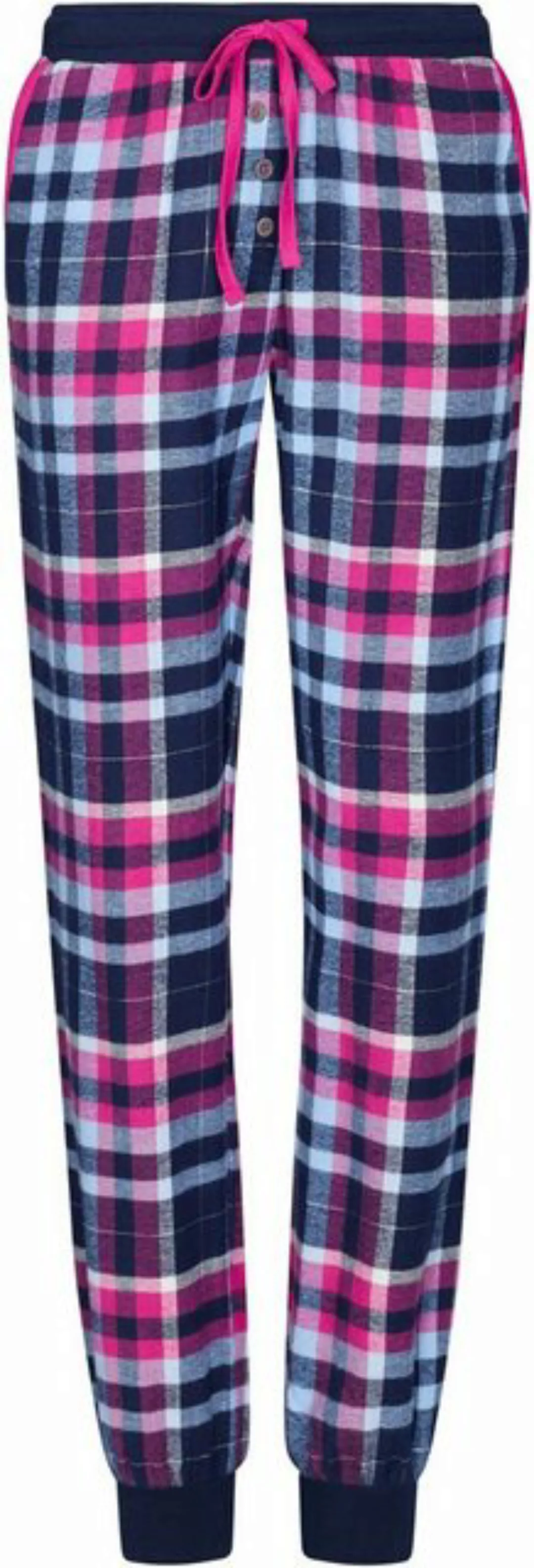Rebelle Pyjamahose Damen Schlafanzughose kariert (1-tlg) Baumwolle günstig online kaufen