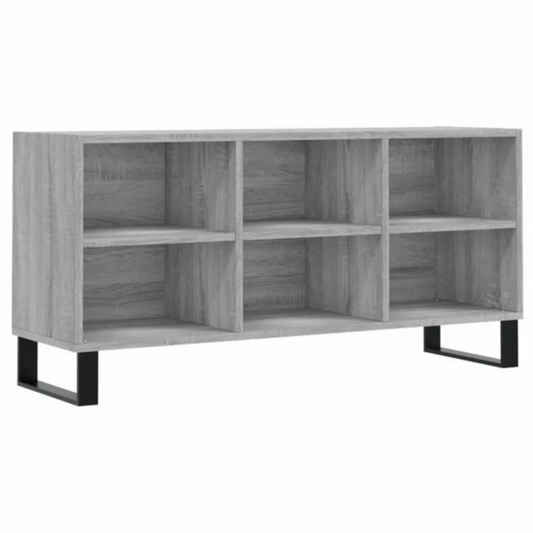 furnicato TV-Schrank Grau Sonoma 103,5x30x50 cm Holzwerkstoff (1-St) günstig online kaufen