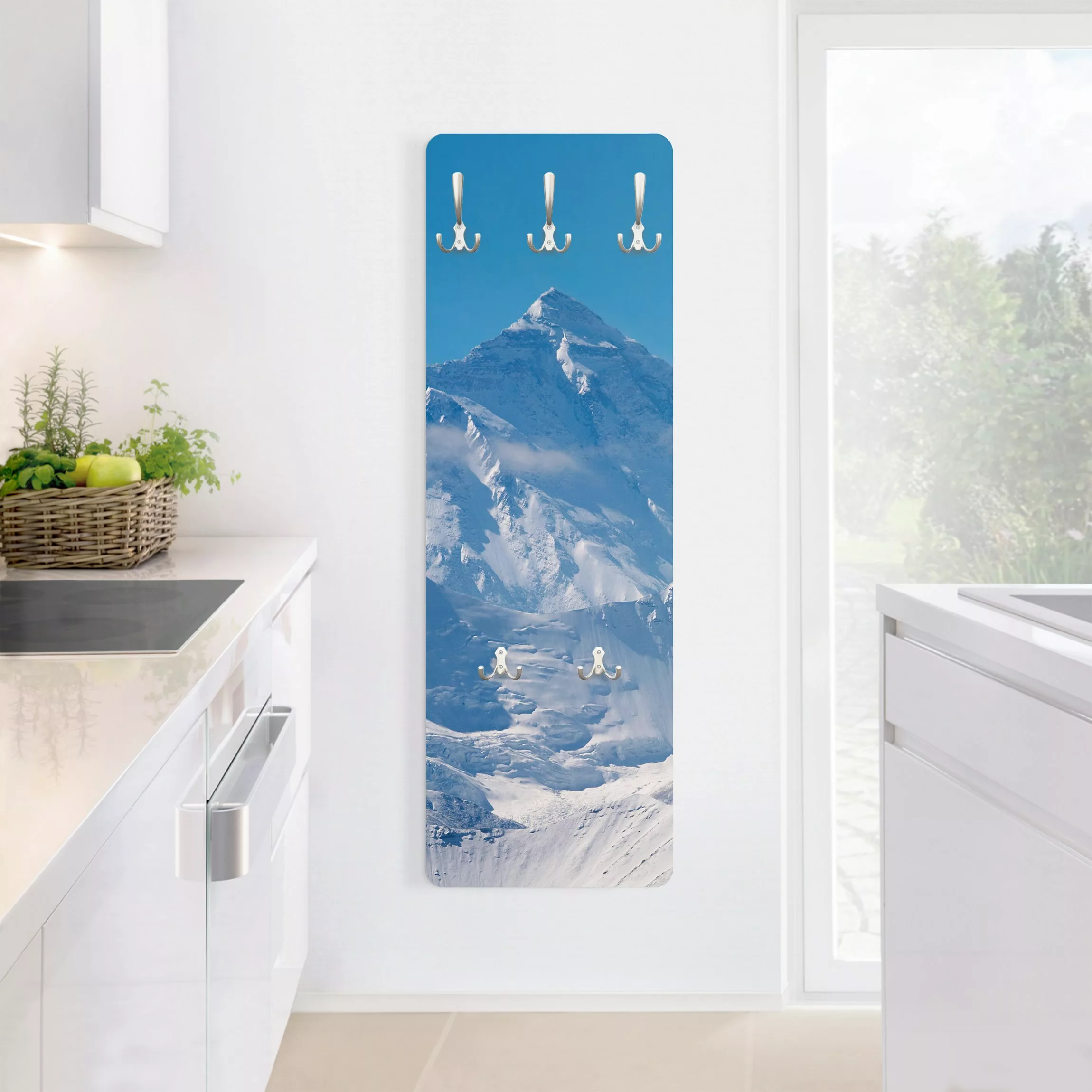 Wandgarderobe Holzpaneel Architektur & Skyline Mount Everest günstig online kaufen