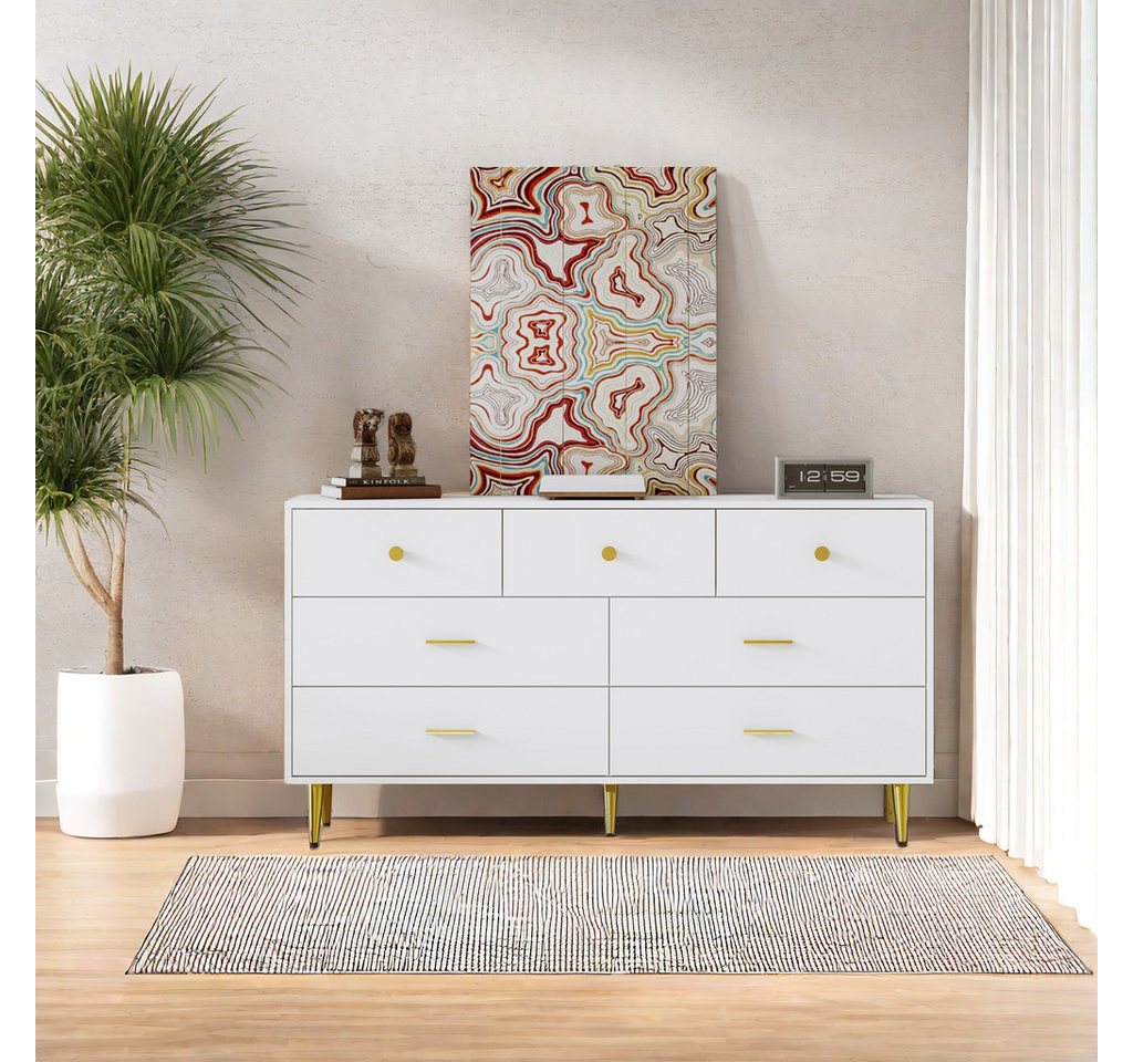 YNOFIT Auszugsunterschrank Kommode, Sideboard, Ständer, 7 Schubladen 140*35 günstig online kaufen