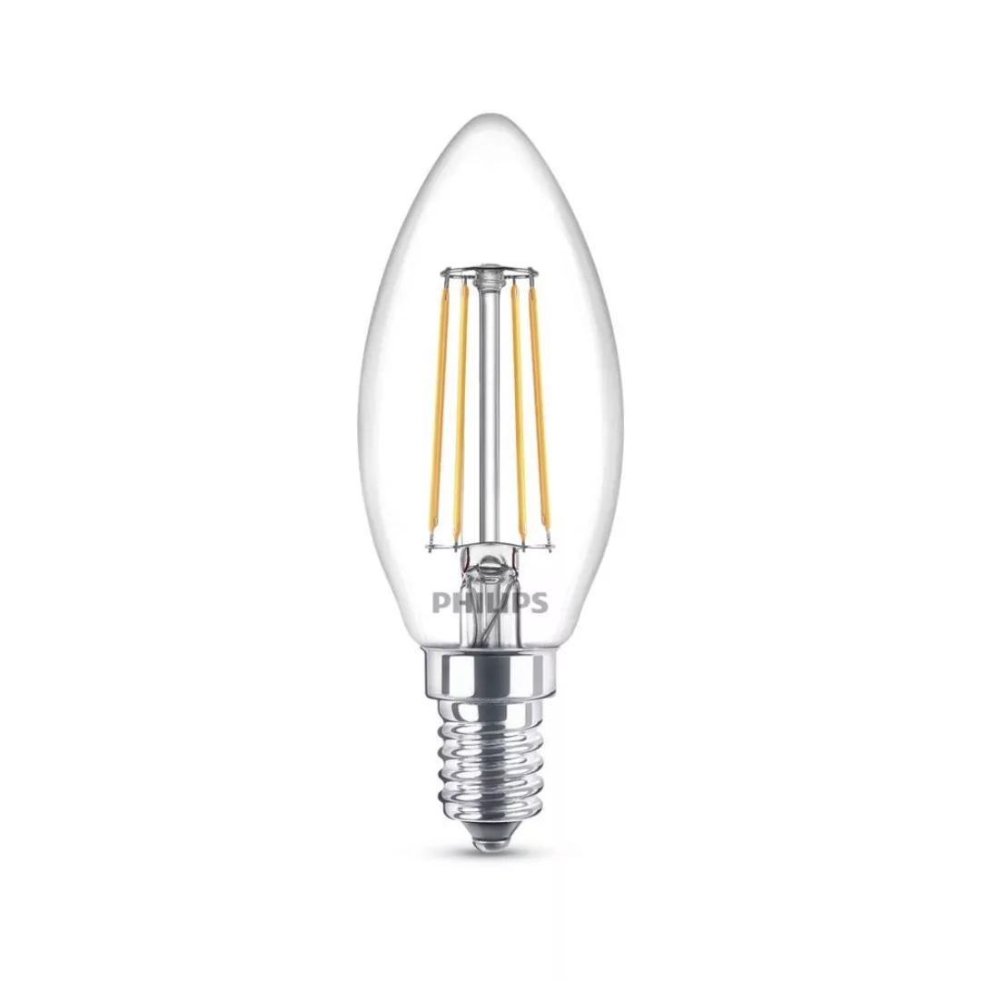 Philips LED Lampe E14 Kerze B35 Ultra Efficient 2,3W 485lm 4000K Doppelpack günstig online kaufen