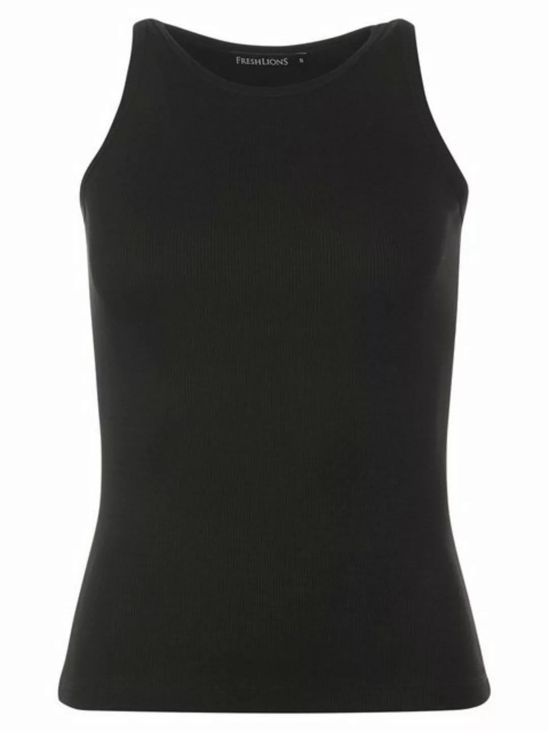 Freshlions Trägertop Geripptes Basic Top in schwarz - L Sonstige, keine Ang günstig online kaufen