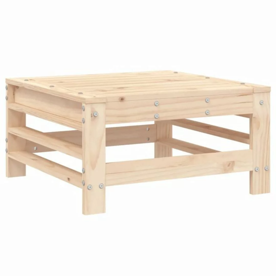 vidaXL Sofaelement Gartenhocker Massivholz Kiefer (1 St) günstig online kaufen