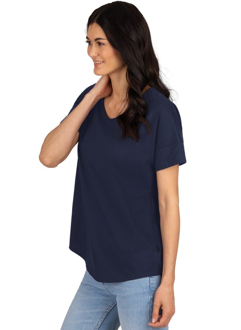 Trigema T-Shirt "TRIGEMA Oversized T-Shirt mit V-Ausschnitt", (1 tlg.) günstig online kaufen