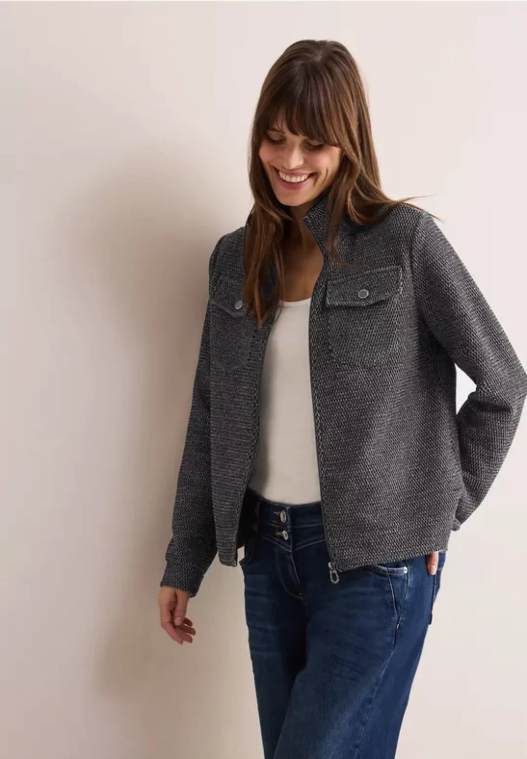 Bouclé-Jacke günstig online kaufen