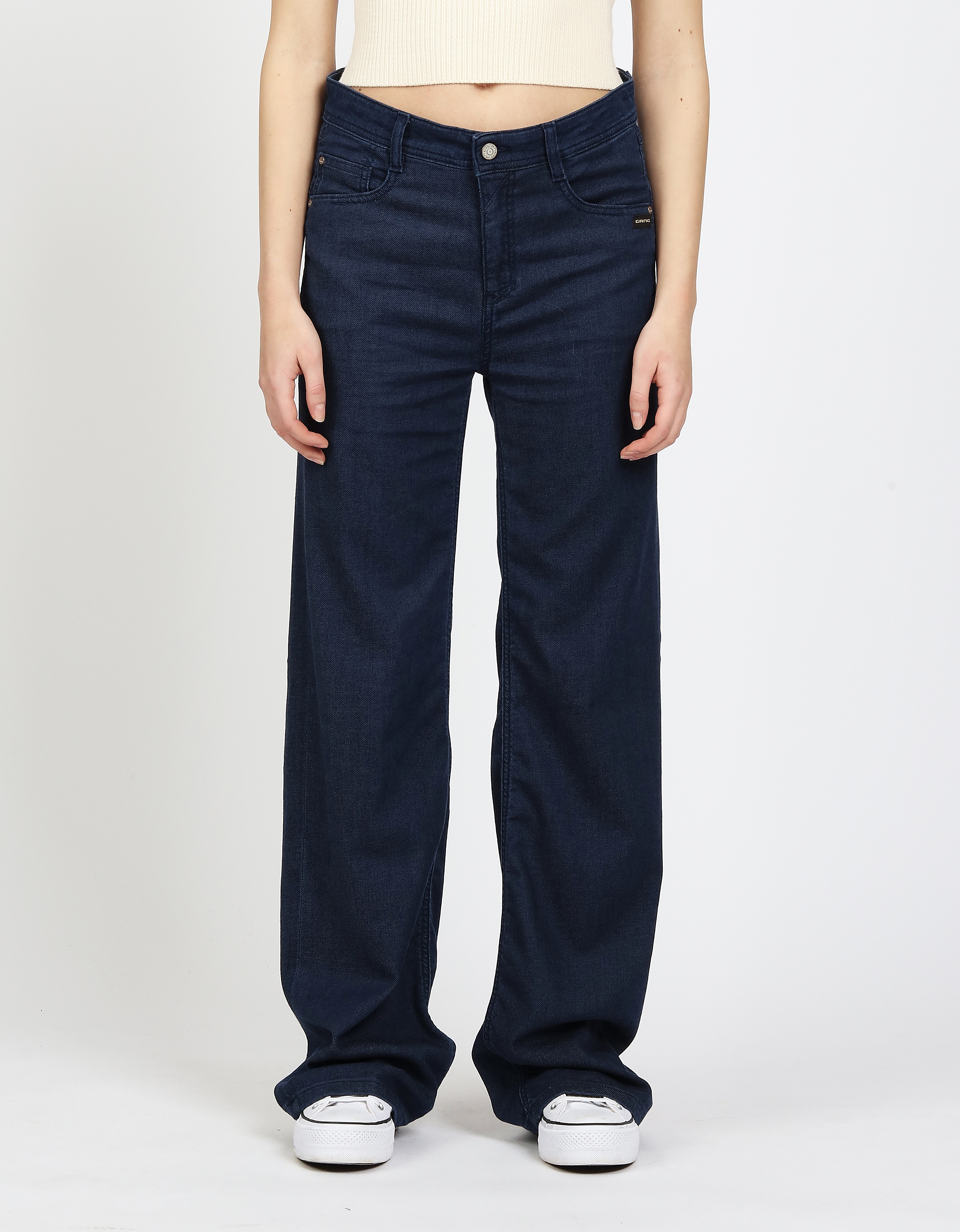 GANG 5-Pocket-Jeans "94AMELIE WIDE", aus weichem SWEAT Denim günstig online kaufen