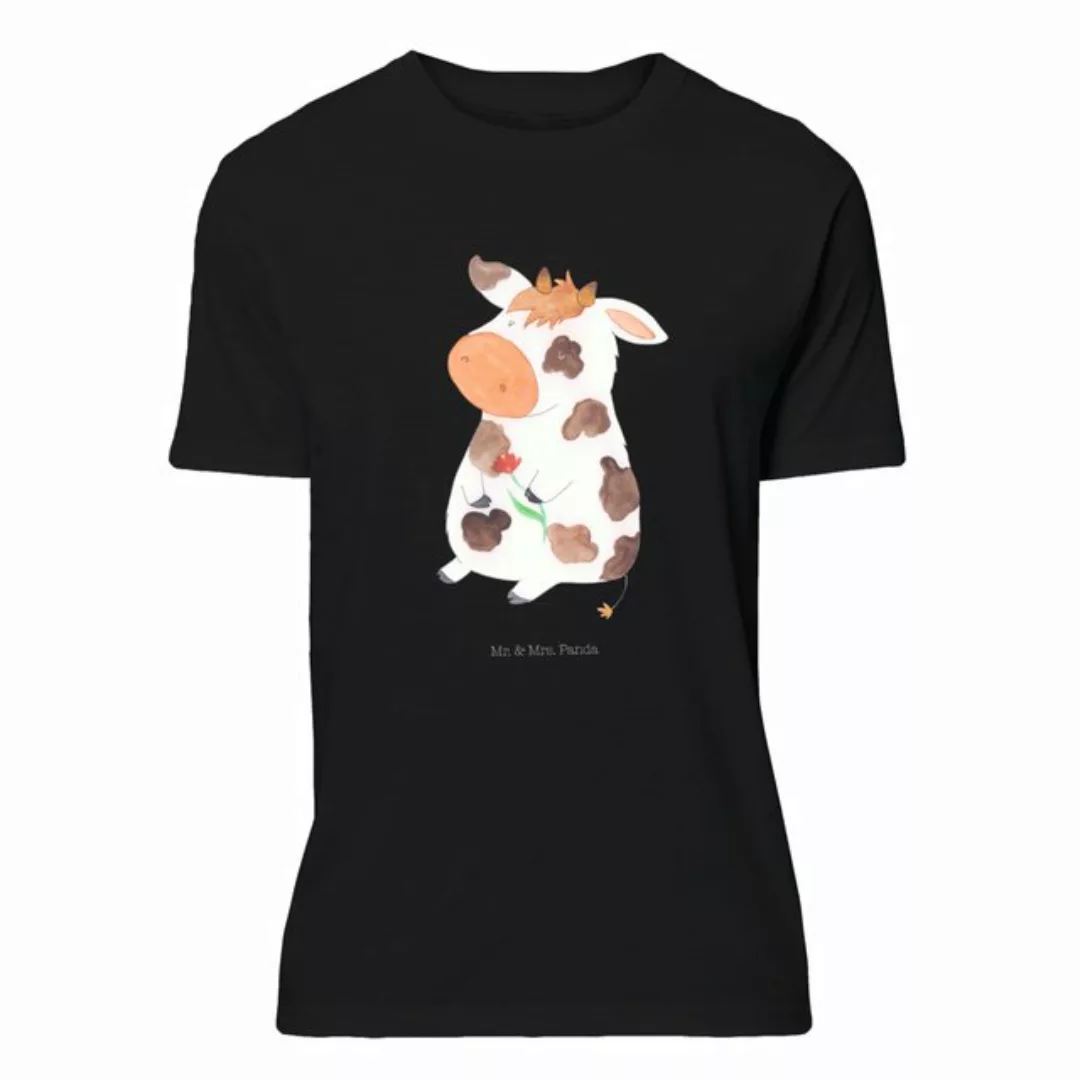 Mr. & Mrs. Panda T-Shirt Kuh - Schwarz - Geschenk, Landwirt, Magie, Jubiläu günstig online kaufen