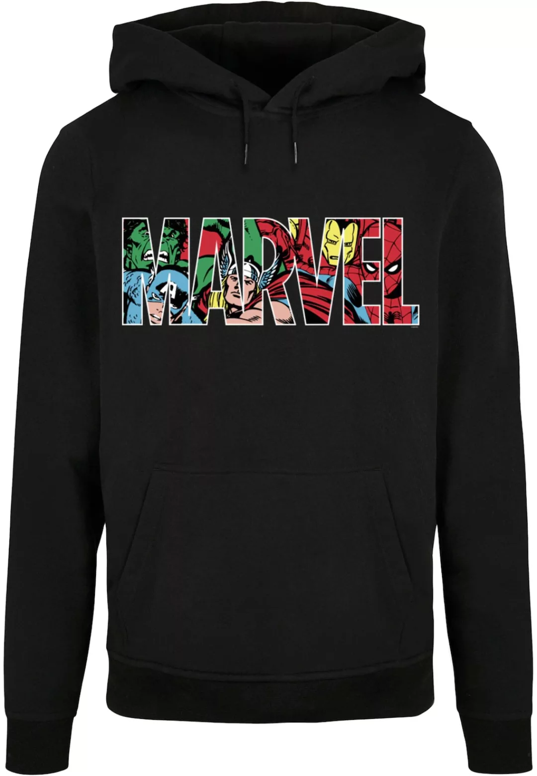 ABSOLUTE CULT Kapuzensweatshirt ABSOLUTE CULT Herren Marvel Logo Character günstig online kaufen