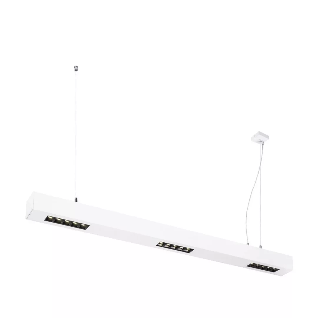 LED Pendelleuchte Q-Line in Weiß 3x15W 4000K günstig online kaufen