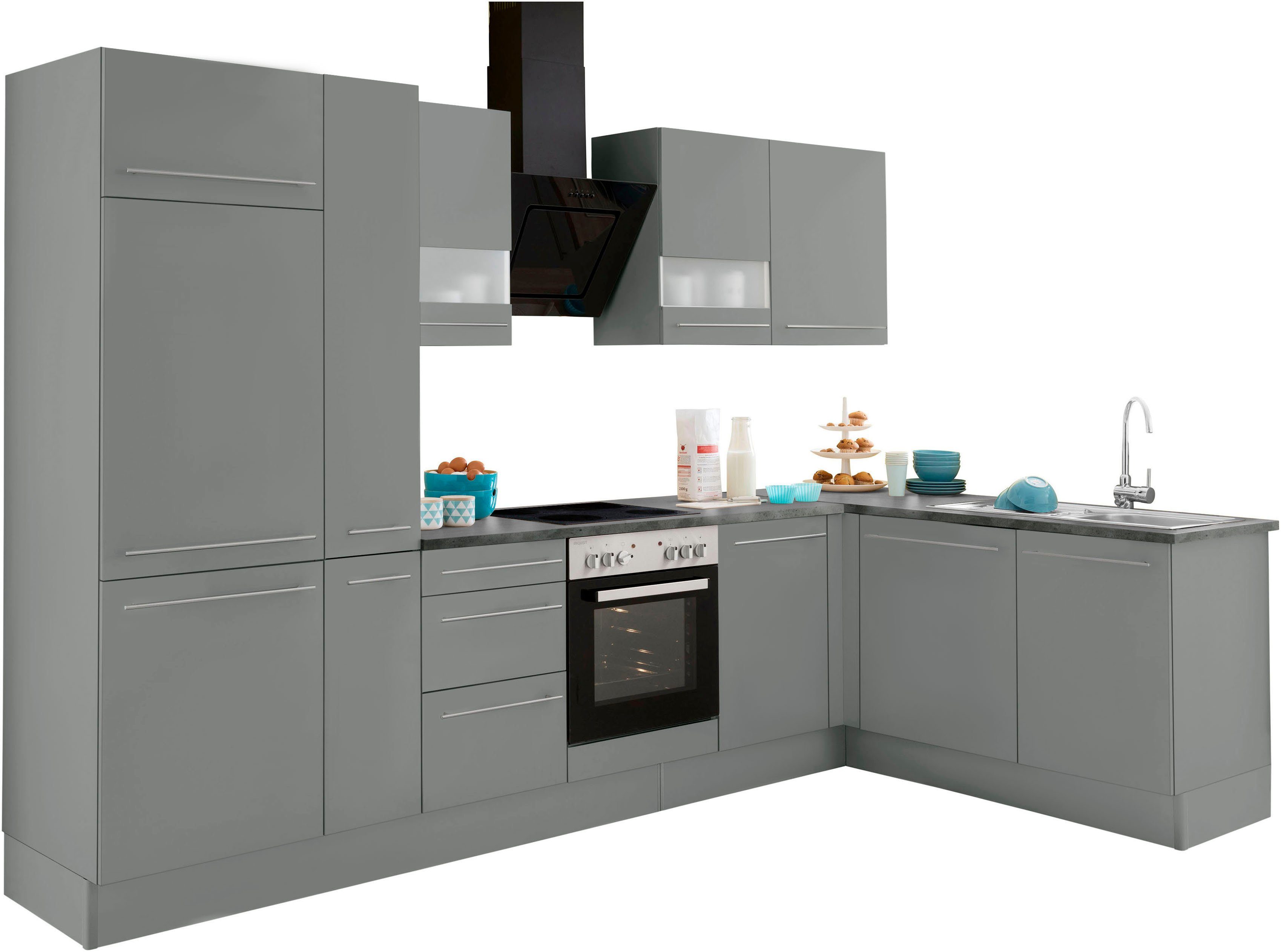 OPTIFIT Winkelküche "Bern", Stellbreite 315x175 cm,wahlweise mit E-Geräten, günstig online kaufen