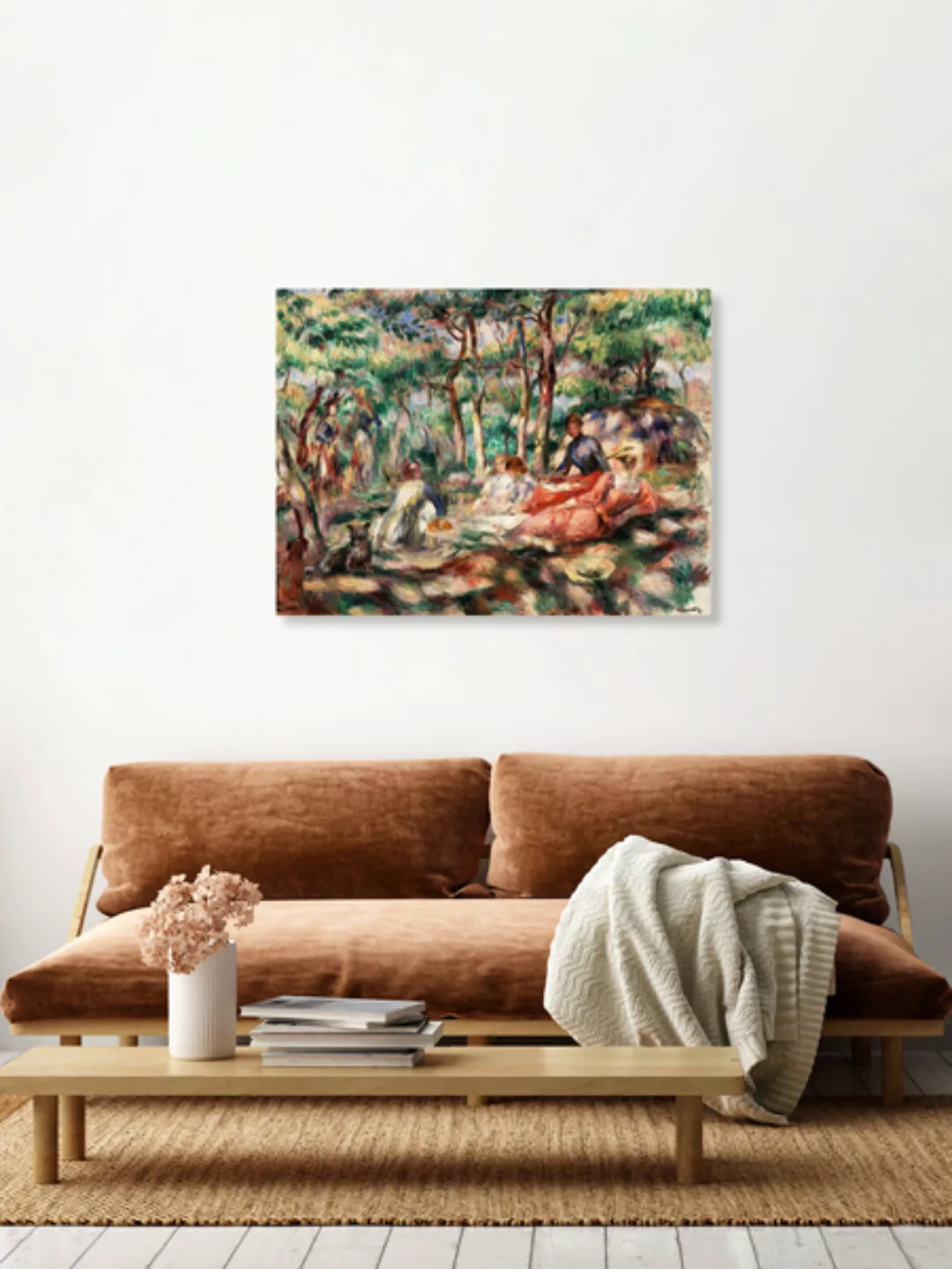 Poster / Leinwandbild - Pierre-auguste Renoir: Le Déjeuner Sur L'herbe günstig online kaufen