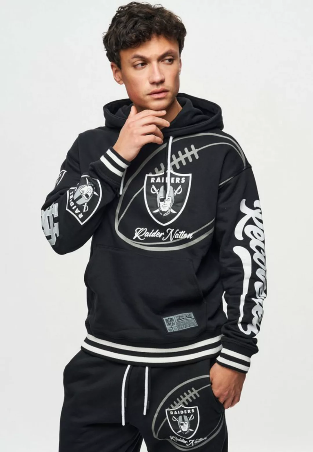 Recovered Hoodie NFL Raiders Nation günstig online kaufen