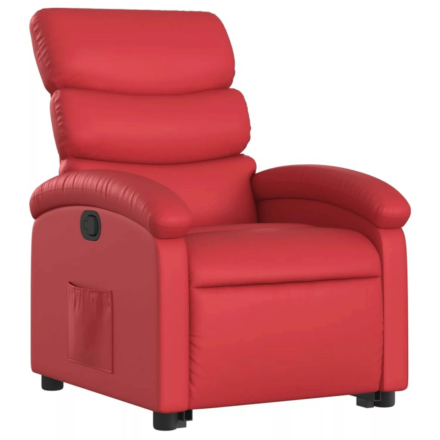 vidaXL Relaxsessel mit Aufstehhilfe Rot Kunstleder Modell 6 günstig online kaufen