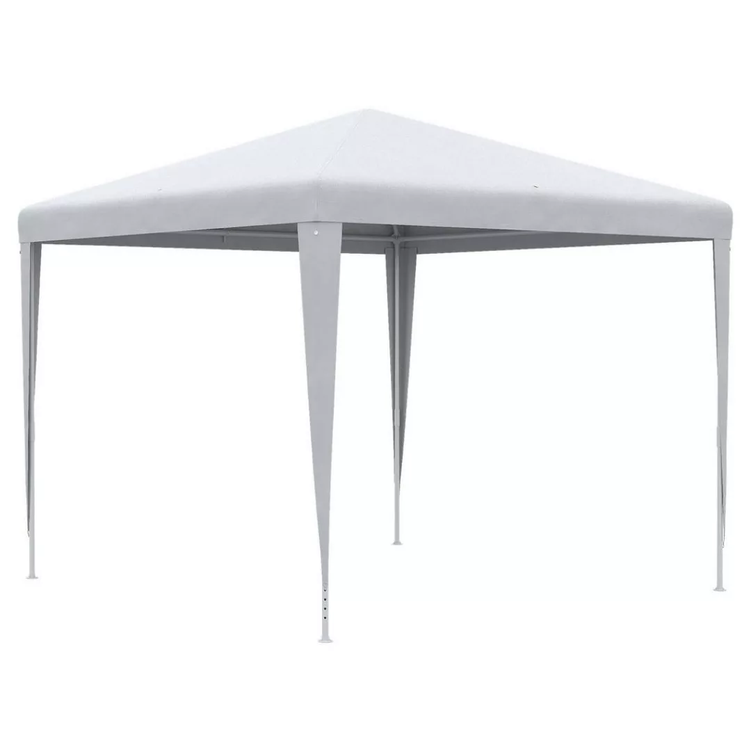 Outsunny Pavillon weiß Kunststoff B/H/L: ca. 270x270x254 cm günstig online kaufen