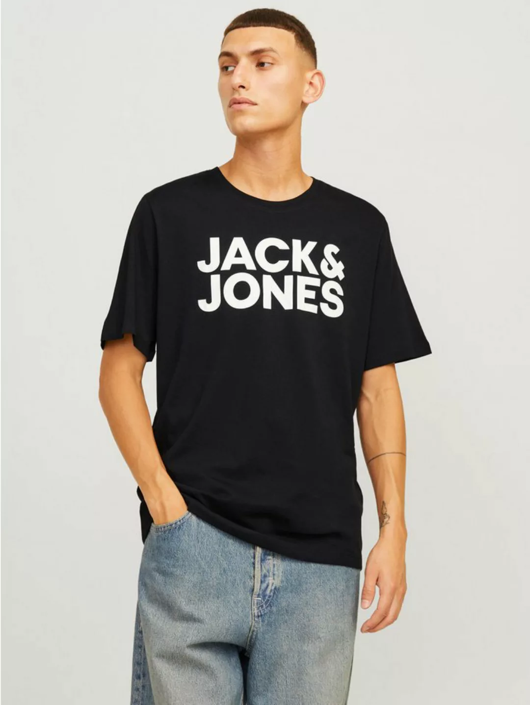 Jack & Jones Rundhalsshirt JJECORP LOGO TEE SS O-NECK 3PK MP NOOS (Packung, günstig online kaufen