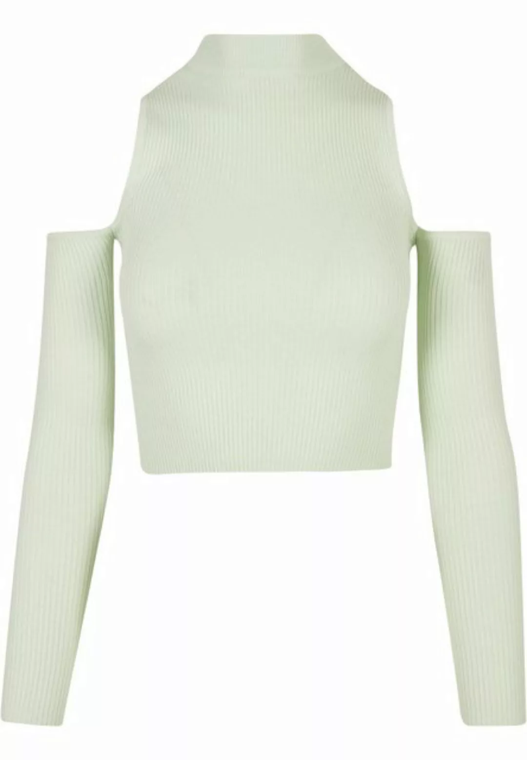 URBAN CLASSICS Rundhalspullover Urban Classics Damen Ladies Rib Knit Cut Ou günstig online kaufen