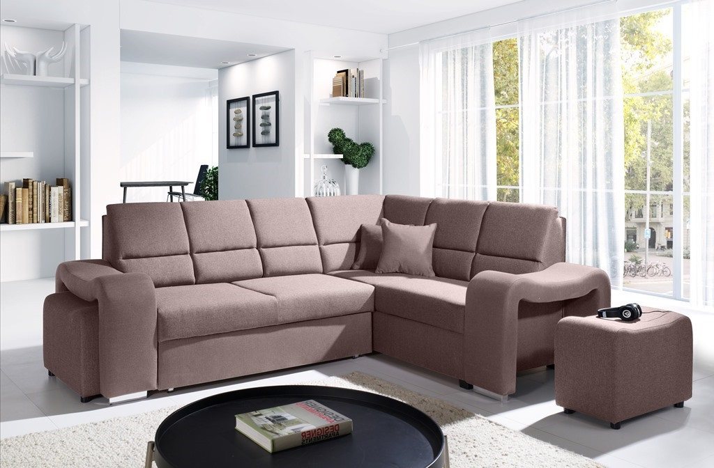 ALTDECOR Ecksofa WAKI, Couch mit Schlaffunktion, Wohnzimmer - Wohnlandschaf günstig online kaufen