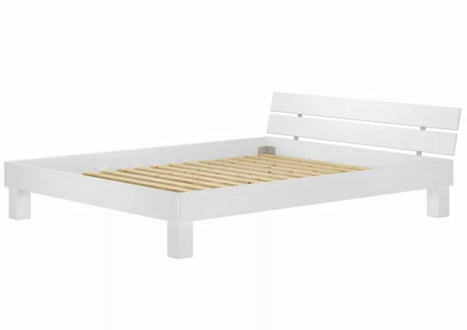 ERST-HOLZ Einzelbett Massivholzbett in Überlänge 180x220 Buche Doppelbett w günstig online kaufen