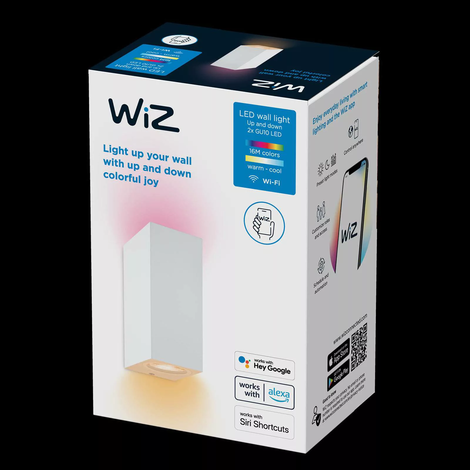 WiZ LED-Wandleuchte Up&Down, weiß günstig online kaufen