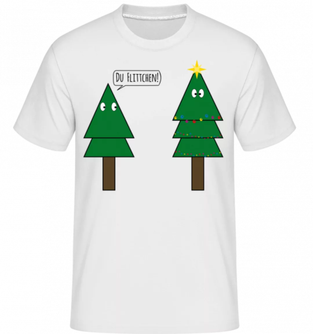 Du Flittchen Tannenbaum · Shirtinator Männer T-Shirt günstig online kaufen