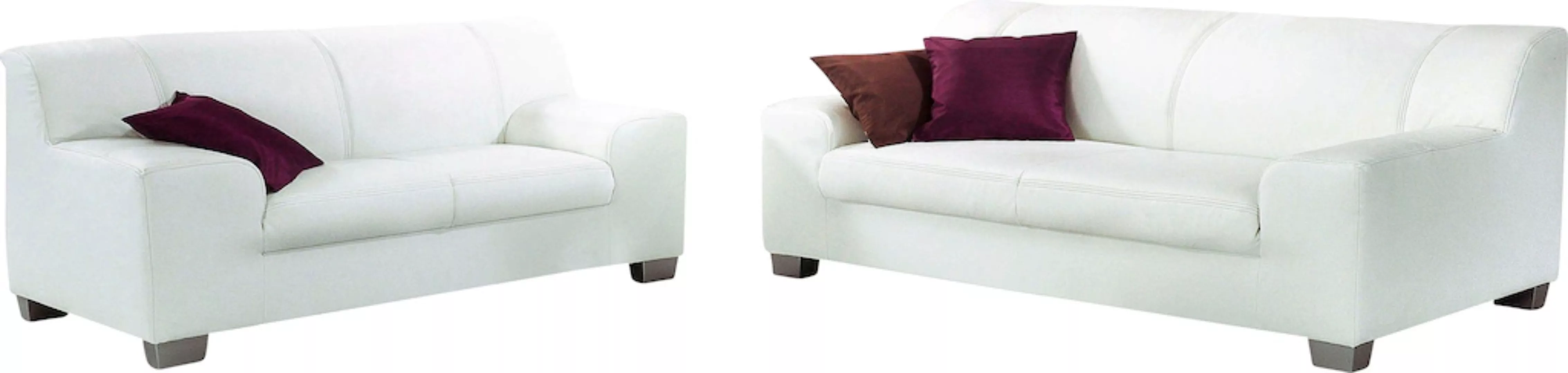 DOMO collection Polstergarnitur "Amando", (Spar-Set), bestehend aus 2er- un günstig online kaufen