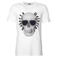 Herren T-Shirt Stitched Skull günstig online kaufen