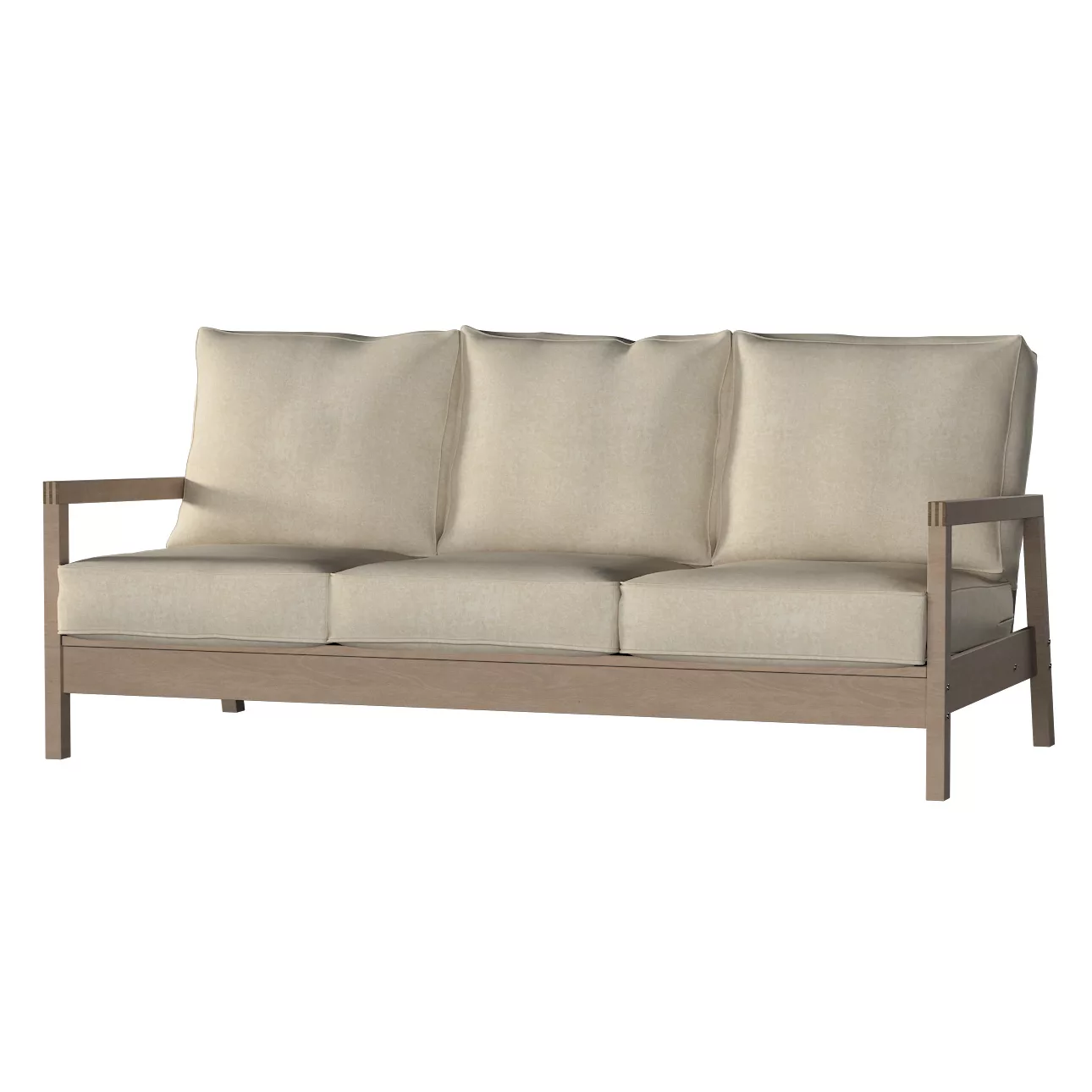 Bezug für Lillberg 3-Sitzer Sofa, grau-beige, Sofahusse, Lillberg 3-Sitzer, günstig online kaufen