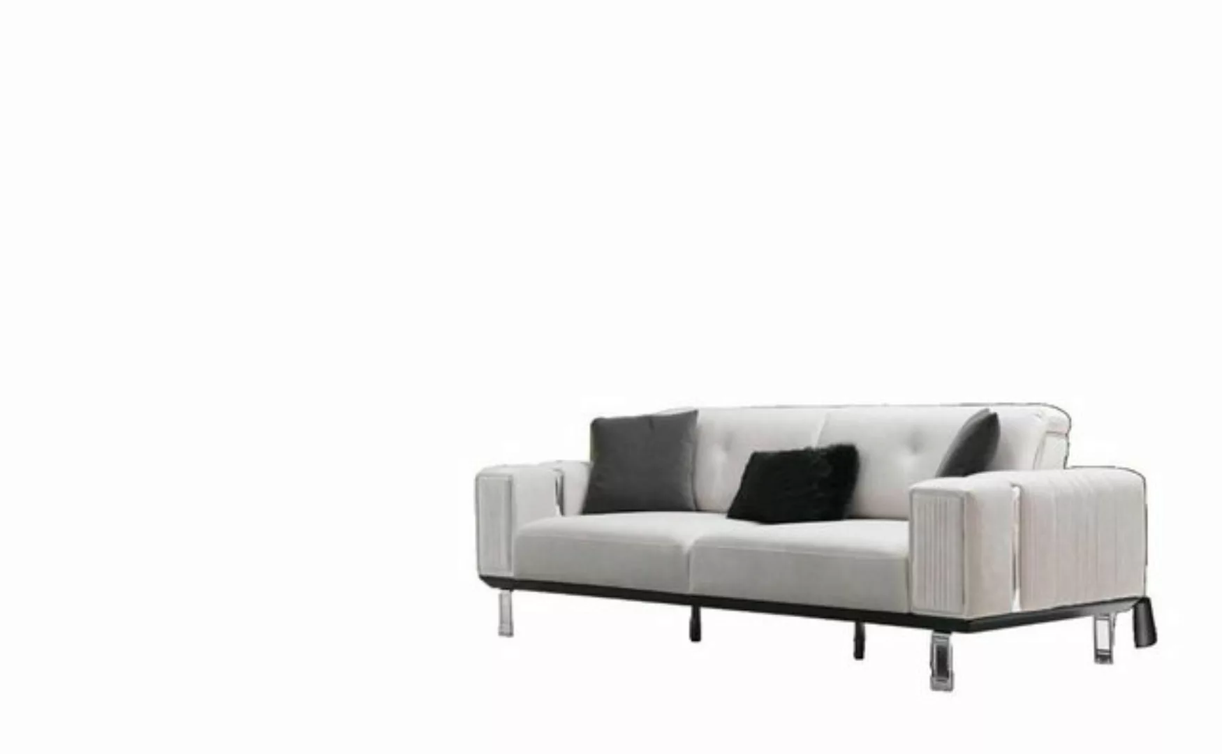 JVmoebel Sofa Sofagarnitur Sofa Luxus 3+1 Sitz Sofas Sessel Stoff Design Si günstig online kaufen