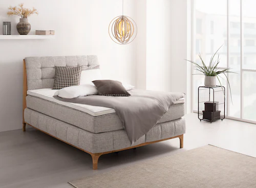 OTTO products Boxspringbett "Jelle", (5 St.), zertifizierte, recycelte Bezu günstig online kaufen