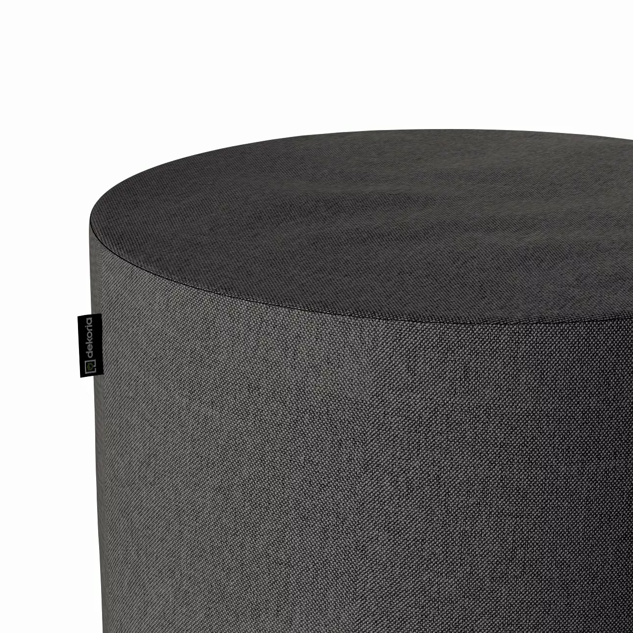 Pouf Barrel, dunkelgrau, ø40 cm x 40 cm, Etna (705-35) günstig online kaufen