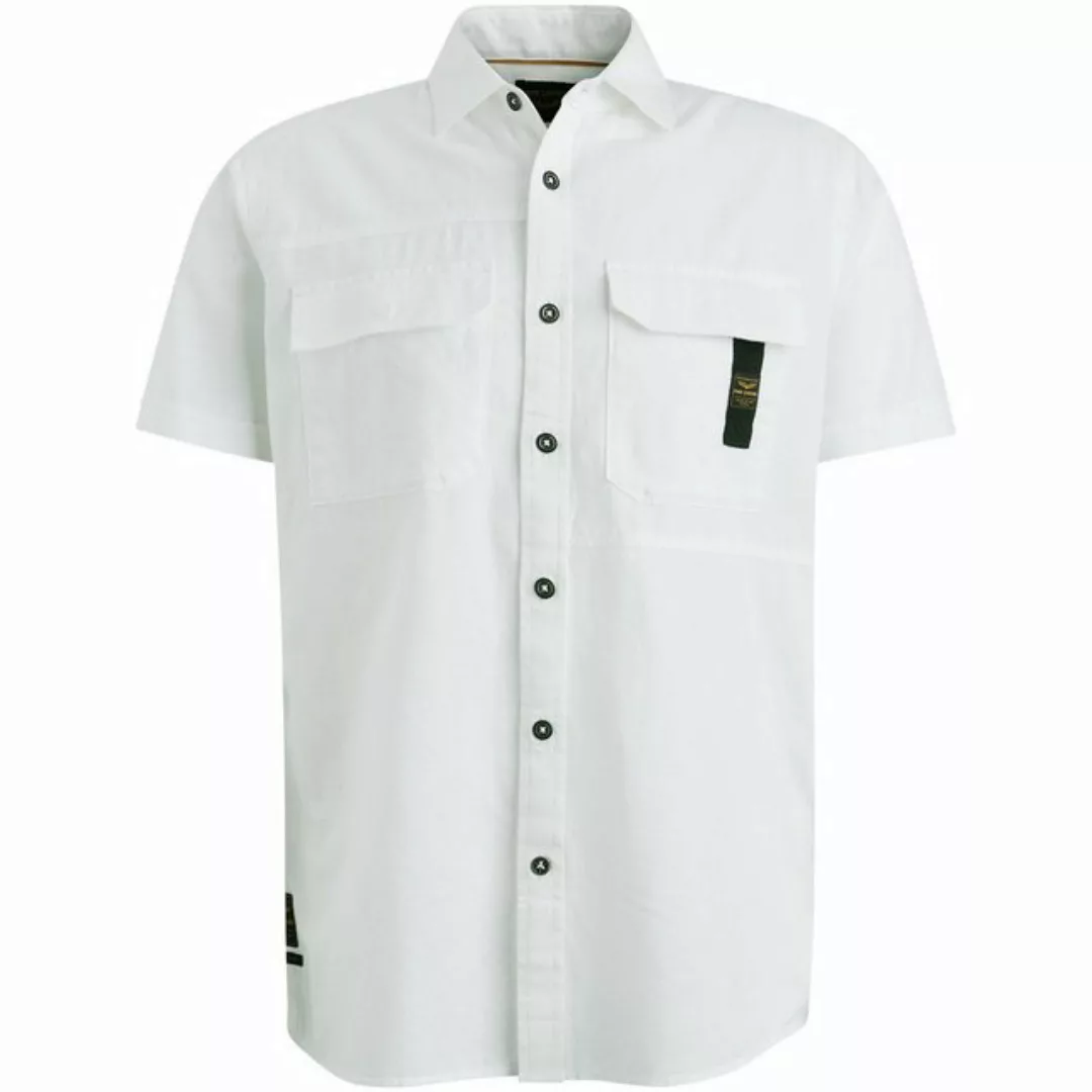 PME Legend Short Sleeve Hemd Leinen Weiss - Größe L günstig online kaufen