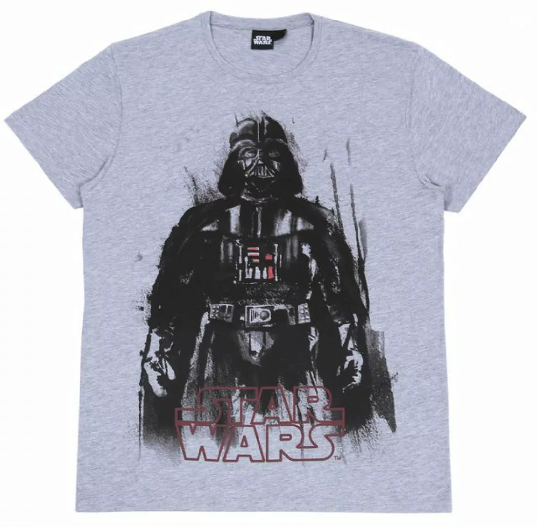 Sarcia.eu Kurzarmbluse DISNEY STAR WARS T-Shirt für Herren, grau Darth Vade günstig online kaufen