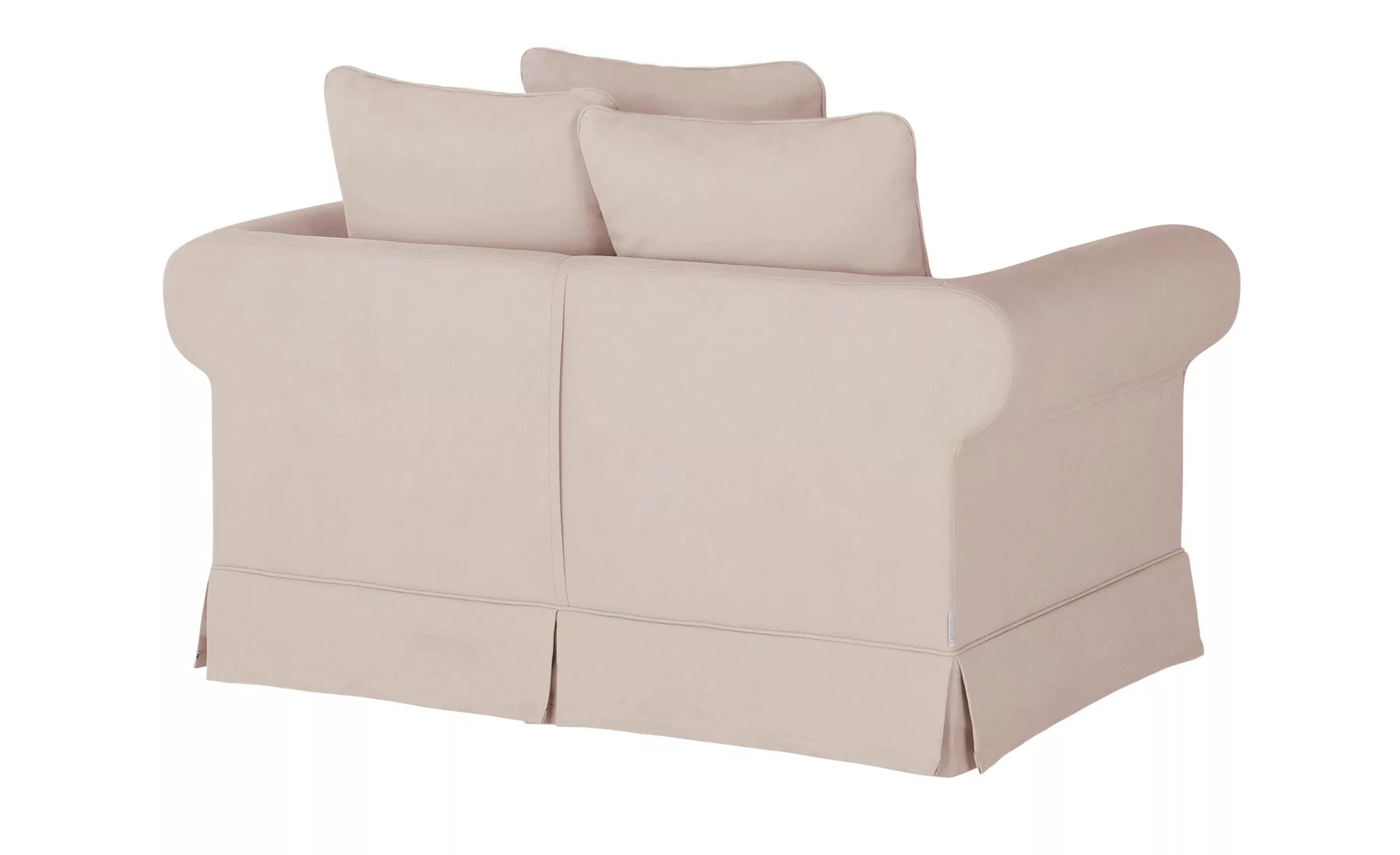 Hussensofa Webstoff Hampton ¦ rosa/pink ¦ Maße (cm): B: 166 H: 70 T: 92 Pol günstig online kaufen