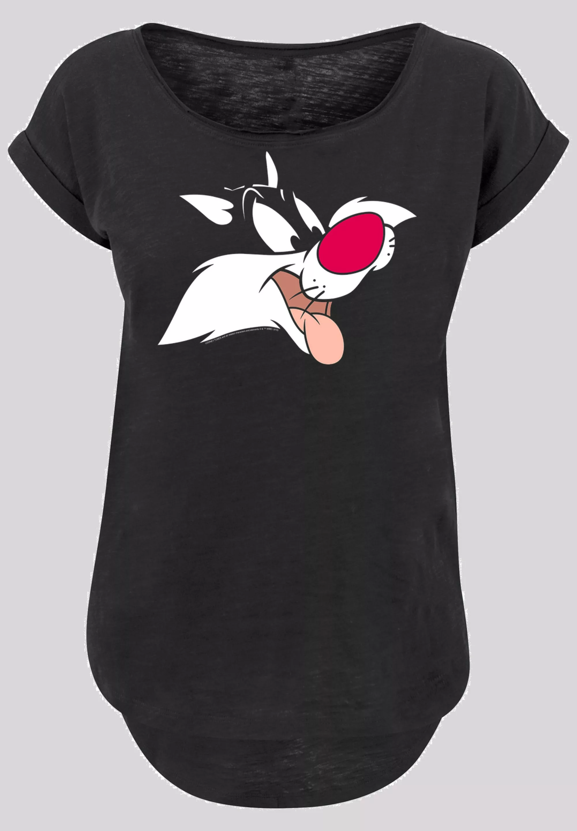 F4NT4STIC Kurzarmshirt "F4NT4STIC Damen Looney Tunes Sylvester with Ladies günstig online kaufen