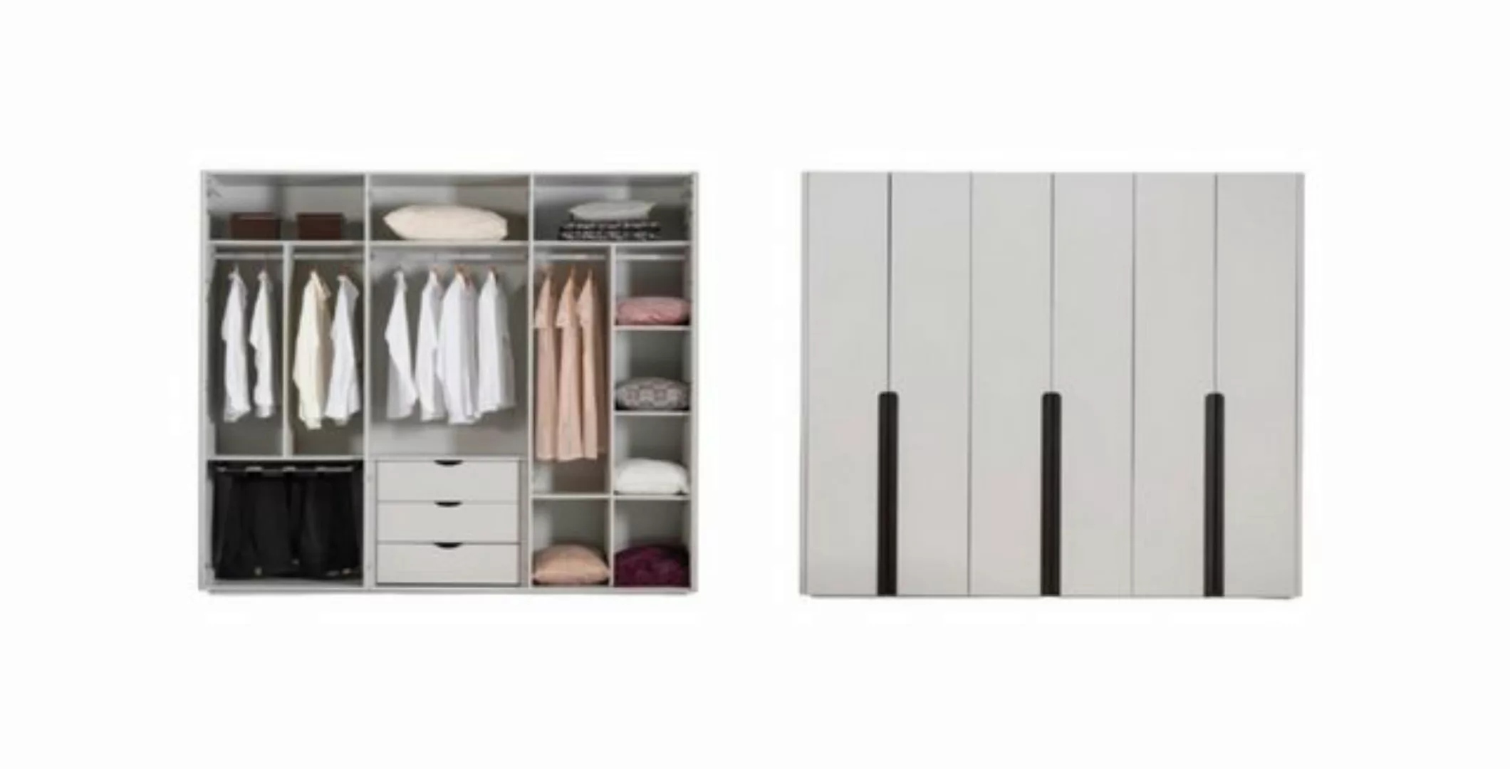 Xlmoebel Kleiderschrank Schlafzimmer Schranke Kleiderschrank Holz Luxus Mod günstig online kaufen