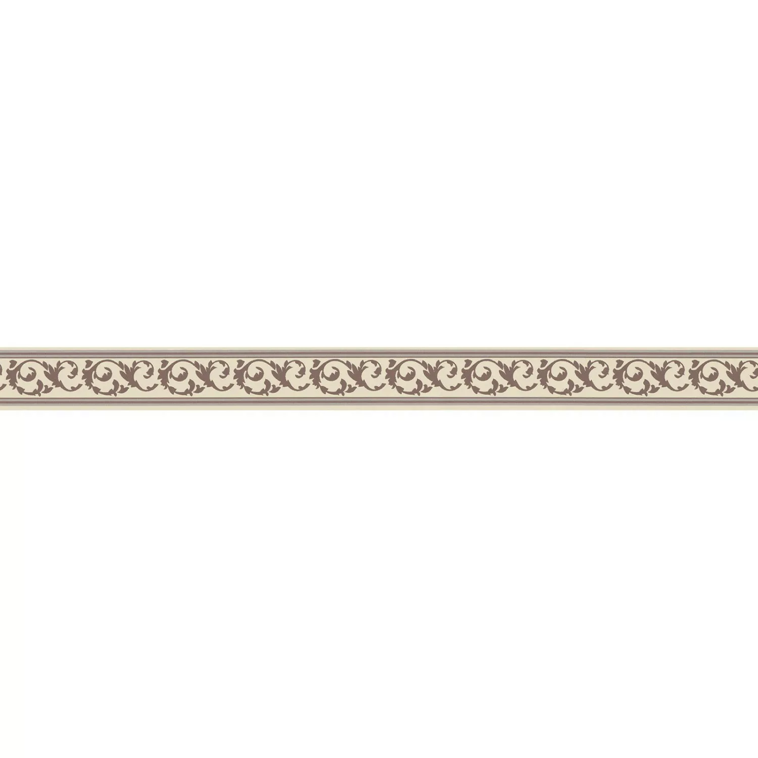 Bricoflor Selbstklebende Tapetenbordüre mit Ornament in Beige und Taupe Mod günstig online kaufen