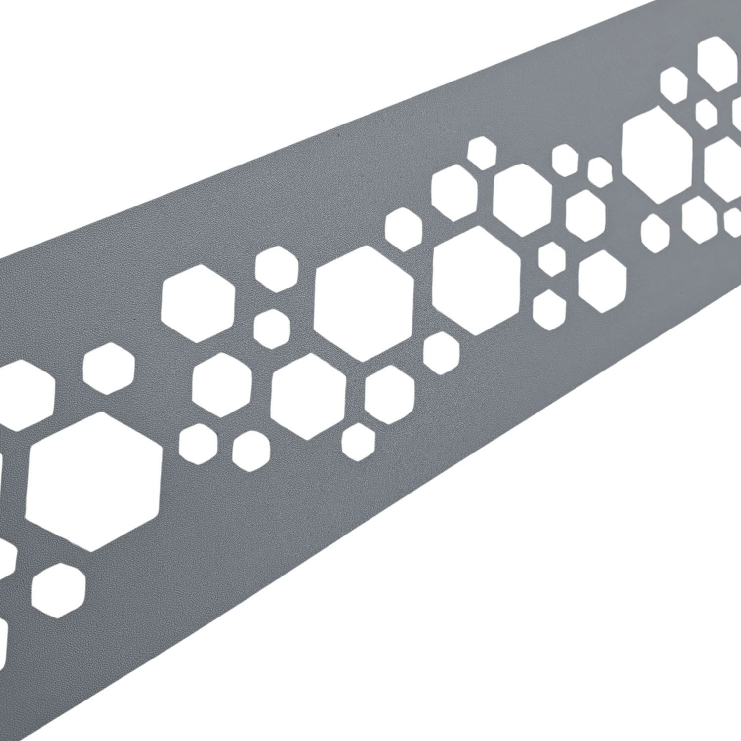 zaunzu Sichtschutzstreifen PREMIUM Dekor Hexagon Einzelstreifen günstig online kaufen