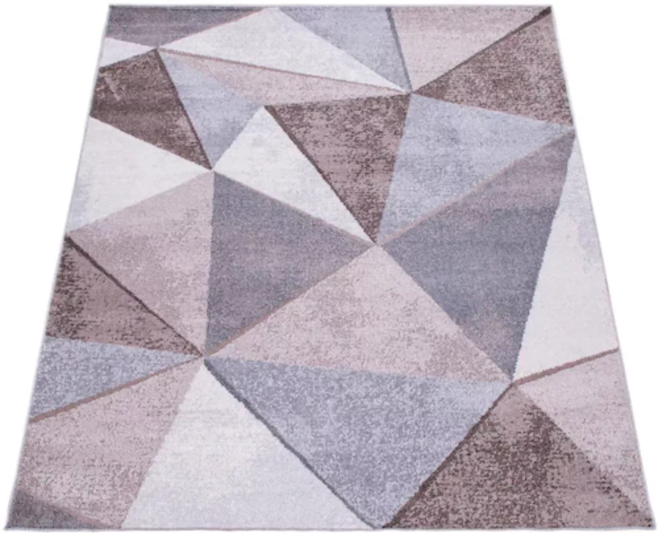 Paco Home Teppich »Bari 874«, rechteckig, Kurzflor, modernes geometrisches günstig online kaufen