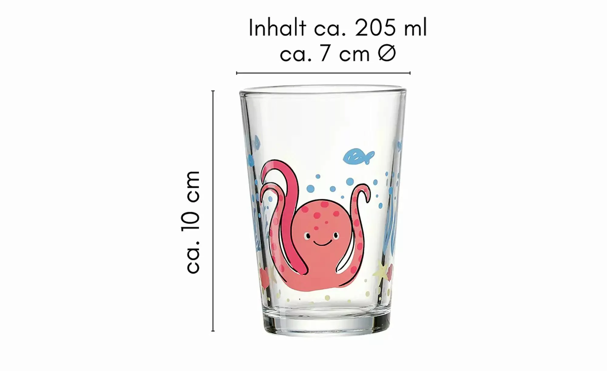 Ritzenhoff & Breker Becherset, 6-teilig ¦ mehrfarbig ¦ Glas ¦ Maße (cm): H: günstig online kaufen