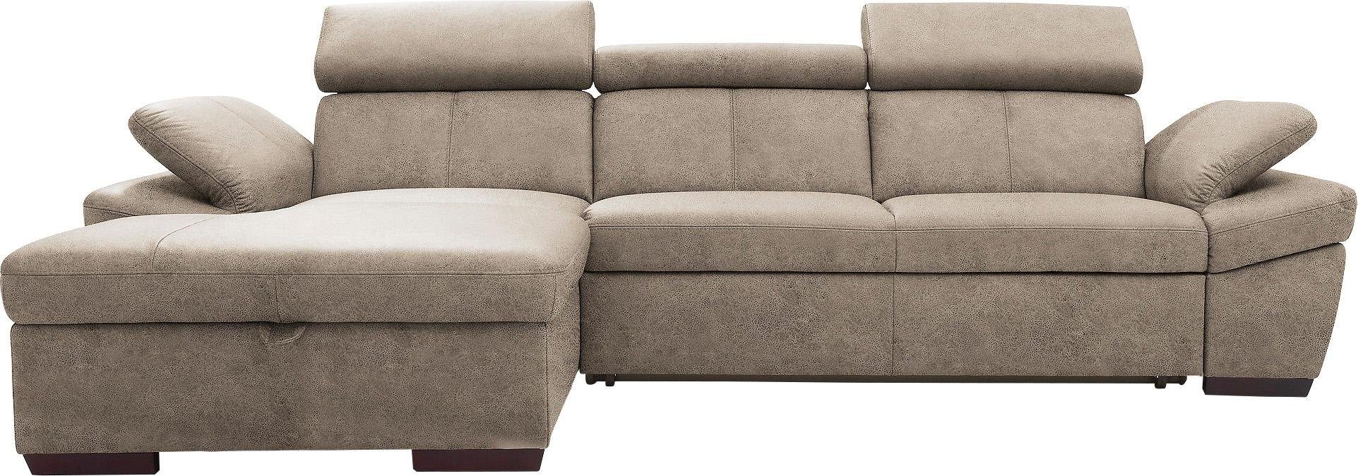 exxpo - sofa fashion Ecksofa "Salerno, klassisch modernes Funktionssofa, ho günstig online kaufen